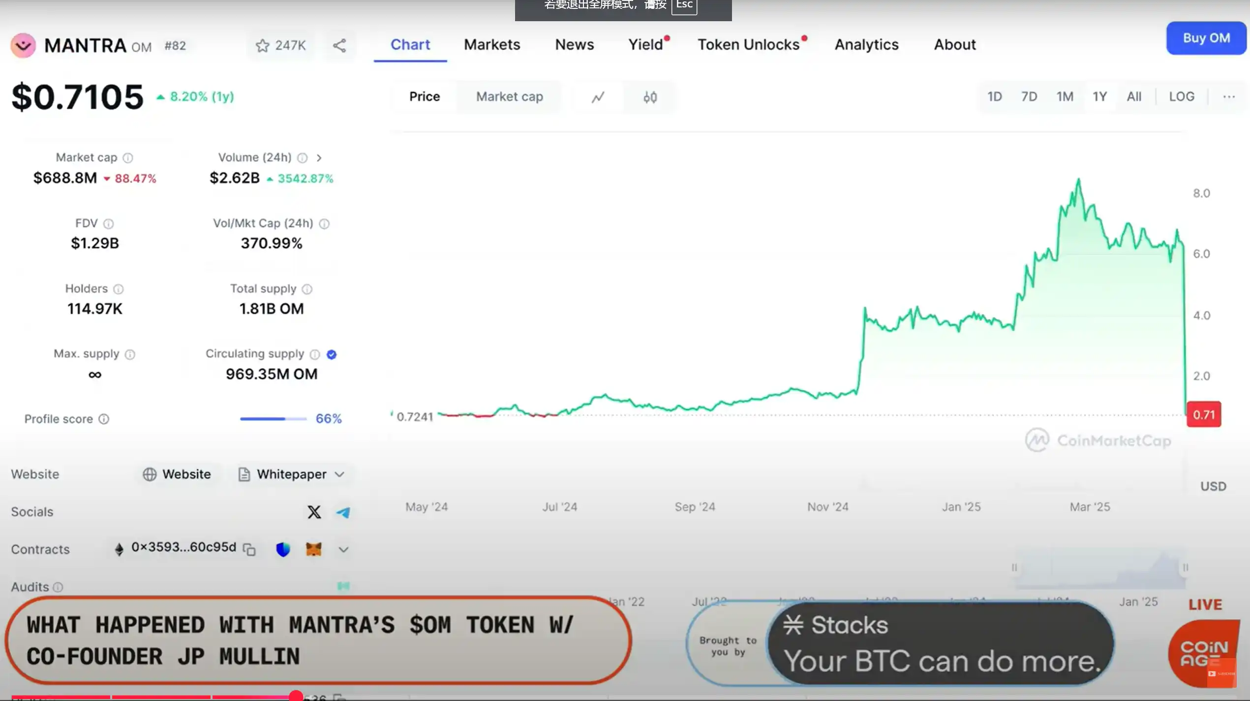 Mantra联合创始人揭秘：50亿美元OM代币崩盘，真成「Luna 2.0」？ image 3