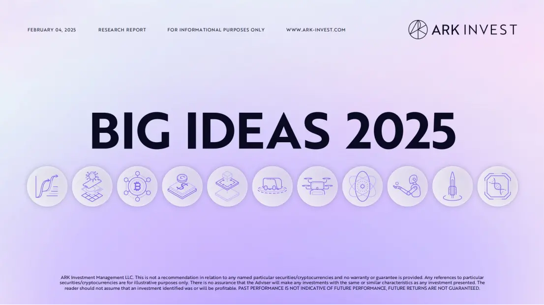 ARK Invest 2025 报告：木头姐如何看 Crypto,、AI Agent 与稳定币？ image 0