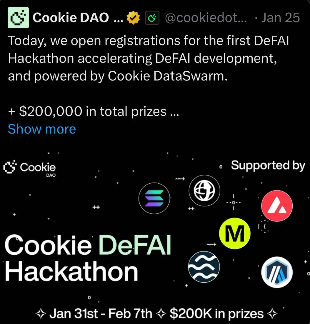 Deepseek 对加密 AI 赛道形成叙事打击，普跌之下哪些项目进展值得关注？ image 8