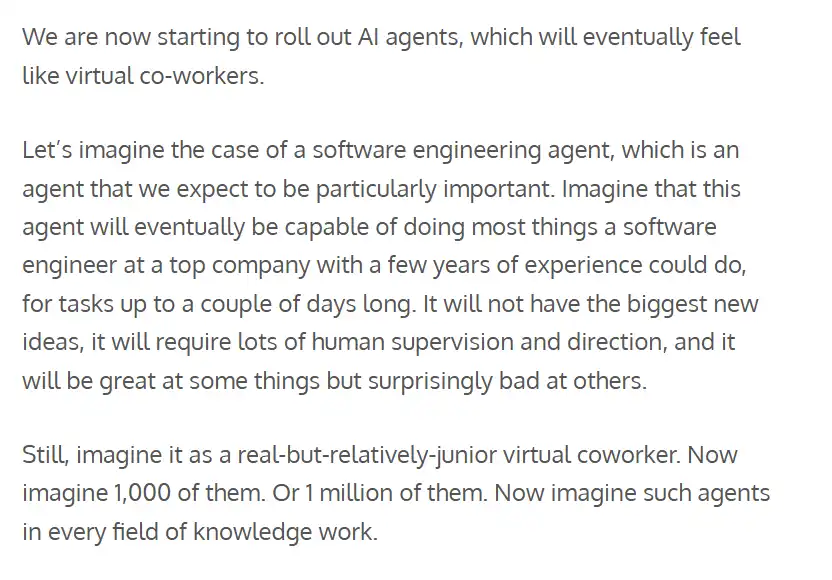 Sam Altman最新文章：正全力布局AI Agent，坚信其将重塑世界经济 image 4
