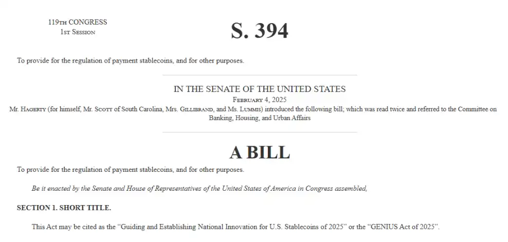 为什么不要低估美国稳定币GENIUS法案的意义? image 0
