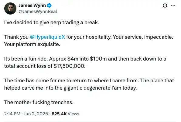 是“赌徒”还是营销工具?James Wynn的疯狂交易为何被疑为Hyperliquid代言 image 4