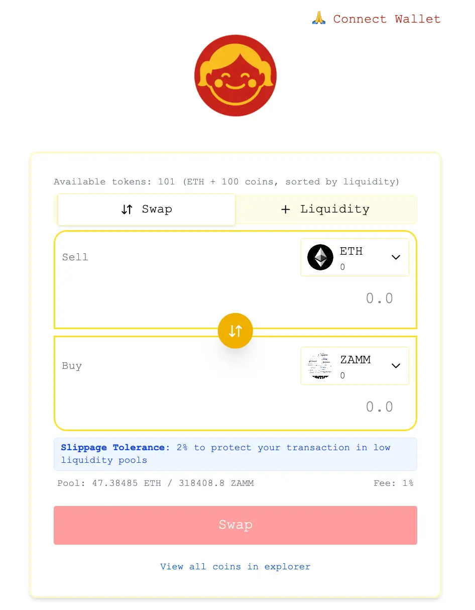 24 小时涨幅 100%,一文读懂 ETH 生态新项目 ZAMM image 2