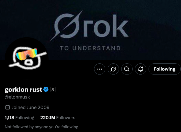 研报|New XAI gork 项目详解& GORK 市值分析 image 0