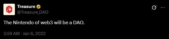 要做 Web3 任天堂的 TreasureDAO，是如何走向失败的？ image 0