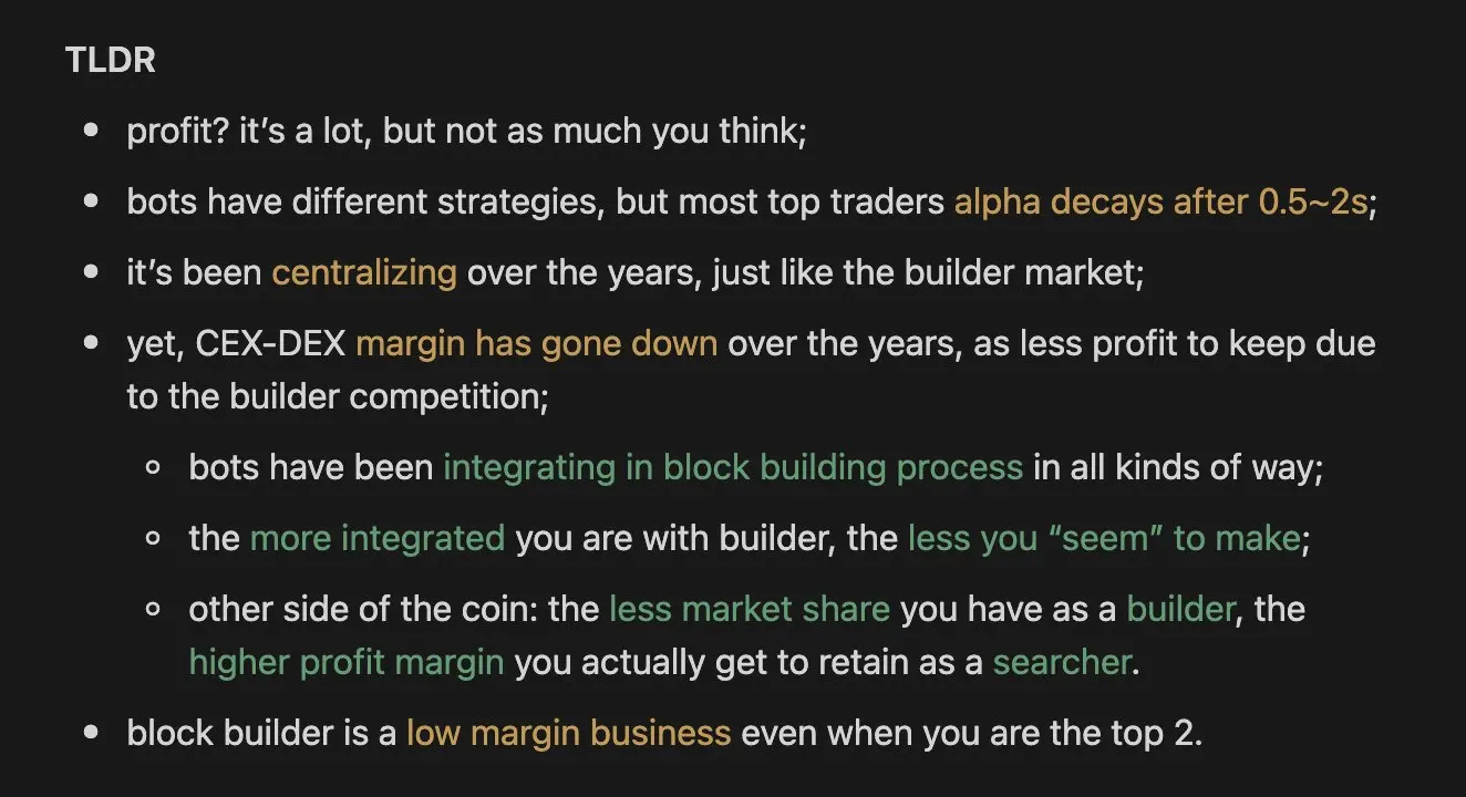 数据揭秘:MEV Bot 究竟能从 CEX-DEX 套利中赚取多少利润? image 1